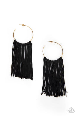 paparazzi-accessories-flauntable-fringe-gold-earrings