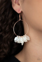 Load image into Gallery viewer, Sailboats and Seashells - Copper Earrings - Paparazzi Jewelry
