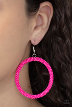 Load image into Gallery viewer, Beauty and the BEACH - Pink Earrings - Paparazzi Jewelry
