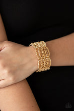 Load image into Gallery viewer, Enchanted Vineyards - Gold Bracelet - Paparazzi Jewelry
