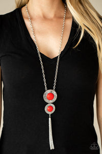 Abstract Artistry - Red Necklace - Paparazzi Jewelry