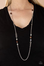 Load image into Gallery viewer, Teasingly Trendy - Brown Necklace - Paparazzi Jewelry
