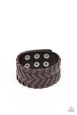 paparazzi-accessories-biker-badlands-black-bracelet