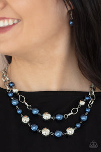 COUNTESS Your Blessings - Blue Necklace - Paparazzi Jewelry