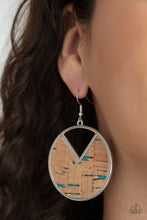 Load image into Gallery viewer, Nod to Nature - Blue Earrings - Paparazzi Jewelry

