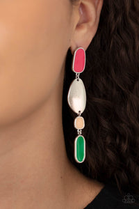 Deco By Design - Multi Post Earrings - Paparazzi Jewelry