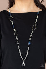 Load image into Gallery viewer, SHEER As Fate - Blue Lanyard - Paparazzi Jewelry
