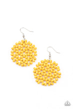 Load image into Gallery viewer, paparazzi-accessories-summer-escapade-yellow-earrings
