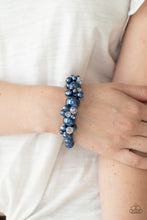 Load image into Gallery viewer, Upcycled Upscale - Blue Bracelet - Paprazzi Jewelry
