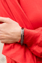 Load image into Gallery viewer, A Point Of Pride - Black Bracelet - Paparazzi Jewelry
