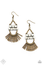 Load image into Gallery viewer, paparazzi-accessories-a-flare-for-fierceness-brass-earrings
