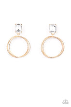 Load image into Gallery viewer, paparazzi-accessories-prismatic-perfection-gold-post earrings
