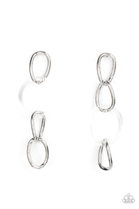 paparazzi-accessories-talk-in-circles-white-post earrings