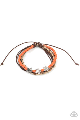 paparazzi-accessories-raffia-remix-orange-bracelet