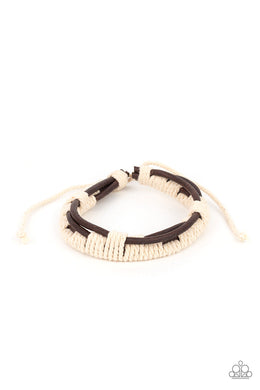 paparazzi-accessories-nautical-distance-brown-bracelet