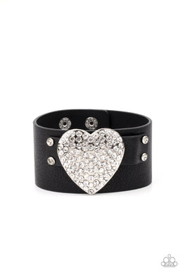 paparazzi-accessories-flauntable-flirt-black-bracelet