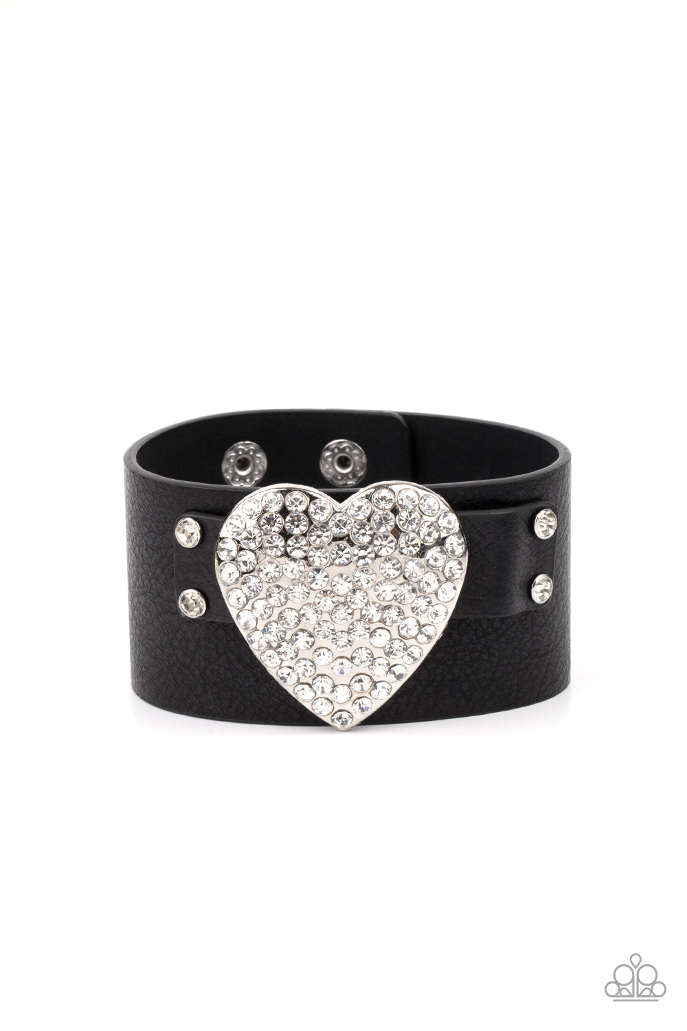 paparazzi-accessories-flauntable-flirt-black-bracelet