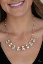 Load image into Gallery viewer, Cosmic Countess - Rose Gold Necklace - Paparazzi Jewelry
