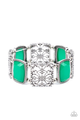 paparazzi-accessories-colorful-coronation-green-bracelet