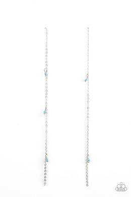 paparazzi-accessories-dauntlessly-dainty-blue-post earrings