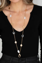 Load image into Gallery viewer, Glossy Glamorous - White Lanyard - Paparazzi Jewelry
