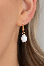 Load image into Gallery viewer, Glossy Glamorous - White Lanyard - Paparazzi Jewelry
