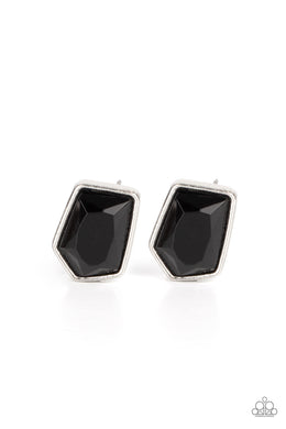 paparazzi-accessories-indulge-me-black-post earrings