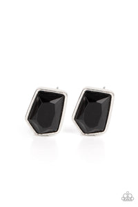 paparazzi-accessories-indulge-me-black-post earrings