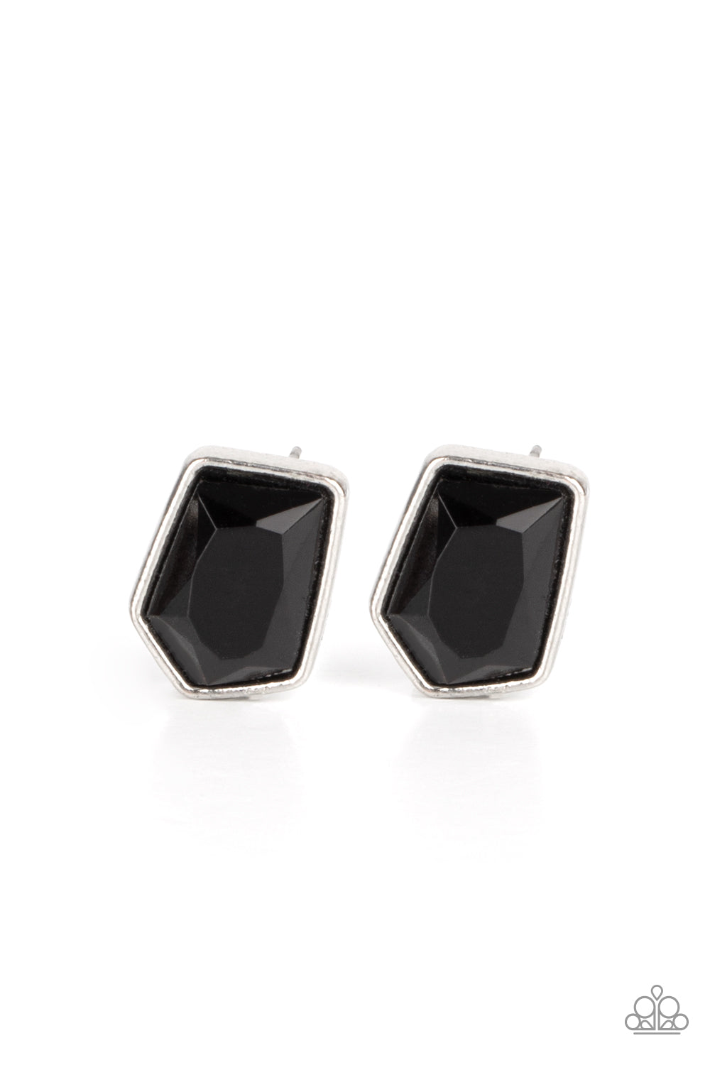 paparazzi-accessories-indulge-me-black-post earrings