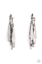 Load image into Gallery viewer, paparazzi-accessories-pursuing-the-plumes-black-post earrings
