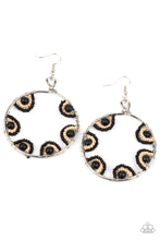 Load image into Gallery viewer, paparazzi-accessories-off-the-rim-black-earrings
