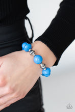 Load image into Gallery viewer, Day Trip Discovery - Blue Bracelet - Paparazzi Jewelry
