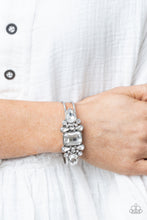 Load image into Gallery viewer, Call Me Old-Fashioned - White Bracelet - Paparazzi Jewelry
