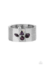 Load image into Gallery viewer, paparazzi-accessories-flickering-fortune-purple-bracelet
