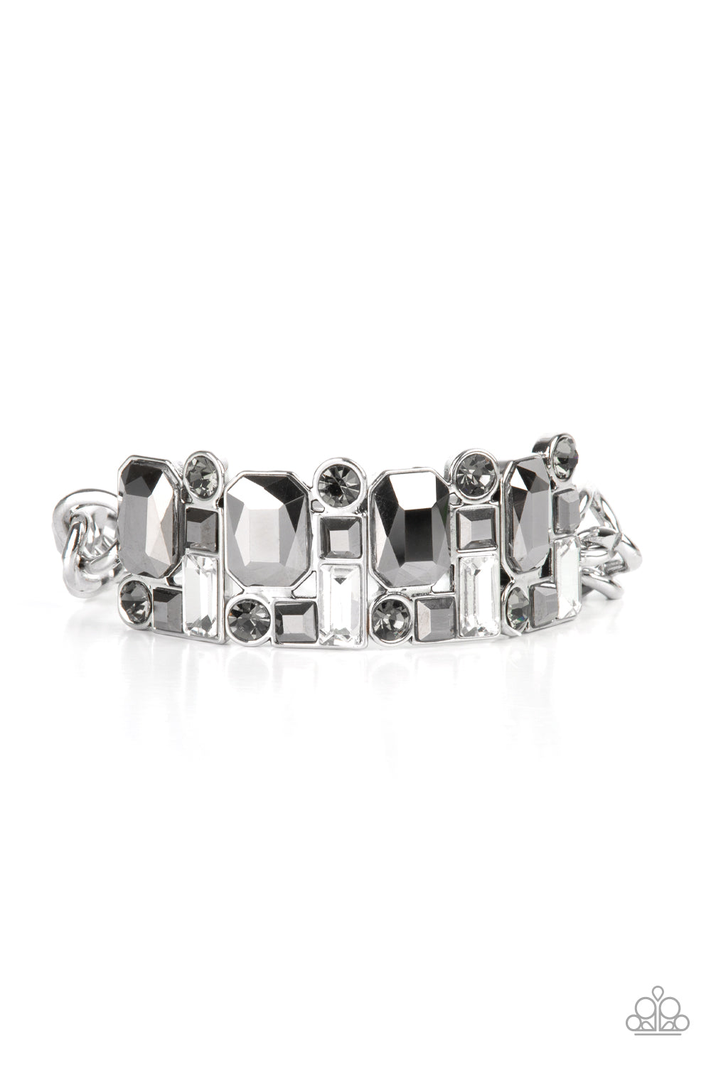 paparazzi-accessories-urban-crest-silver-bracelet