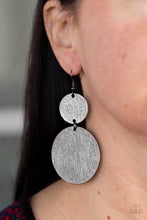 Load image into Gallery viewer, Status CYMBAL - Black Earrings - Paparazzi Jewelry
