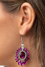 Load image into Gallery viewer, Big Time Twinkle - Pink Earrings - Paparazzi Jewelry
