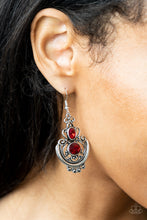 Load image into Gallery viewer, Unlimited Vacation - Red Earrings - Paparazzi Jewelry
