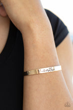 Load image into Gallery viewer, Sweetly Named - Gold Bracelet - Paparazzi Jewelry
