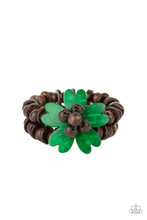 Load image into Gallery viewer, paparazzi-accessories-tropical-flavor-green-bracelet
