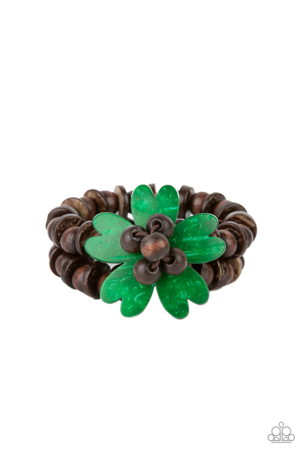 paparazzi-accessories-tropical-flavor-green-bracelet