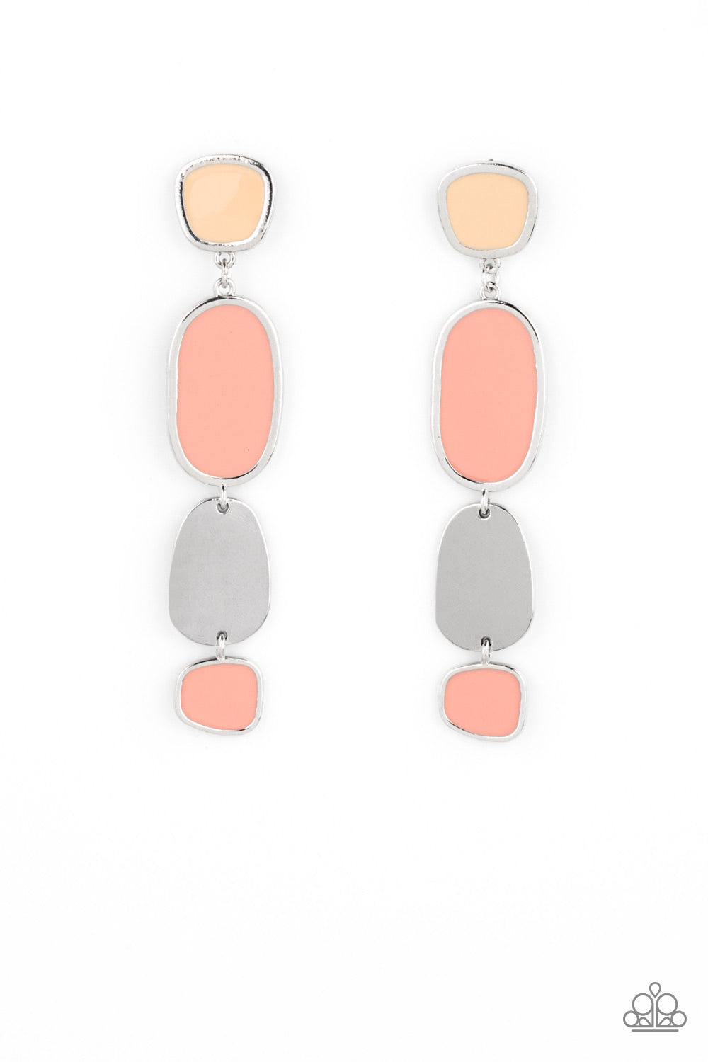 paparazzi-accessories-all-out-allure-orange-post earrings