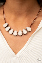 Load image into Gallery viewer, Above The Clouds - Copper Necklace - Paparazzi Jewelry
