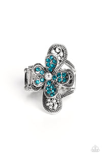 paparazzi-accessories-garden-escapade-blue-ring