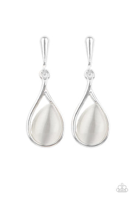 paparazzi-accessories-pampered-glow-up-white-post earrings