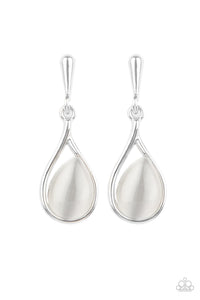 paparazzi-accessories-pampered-glow-up-white-post earrings