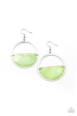 paparazzi-accessories-seashore-vibes-green-earrings