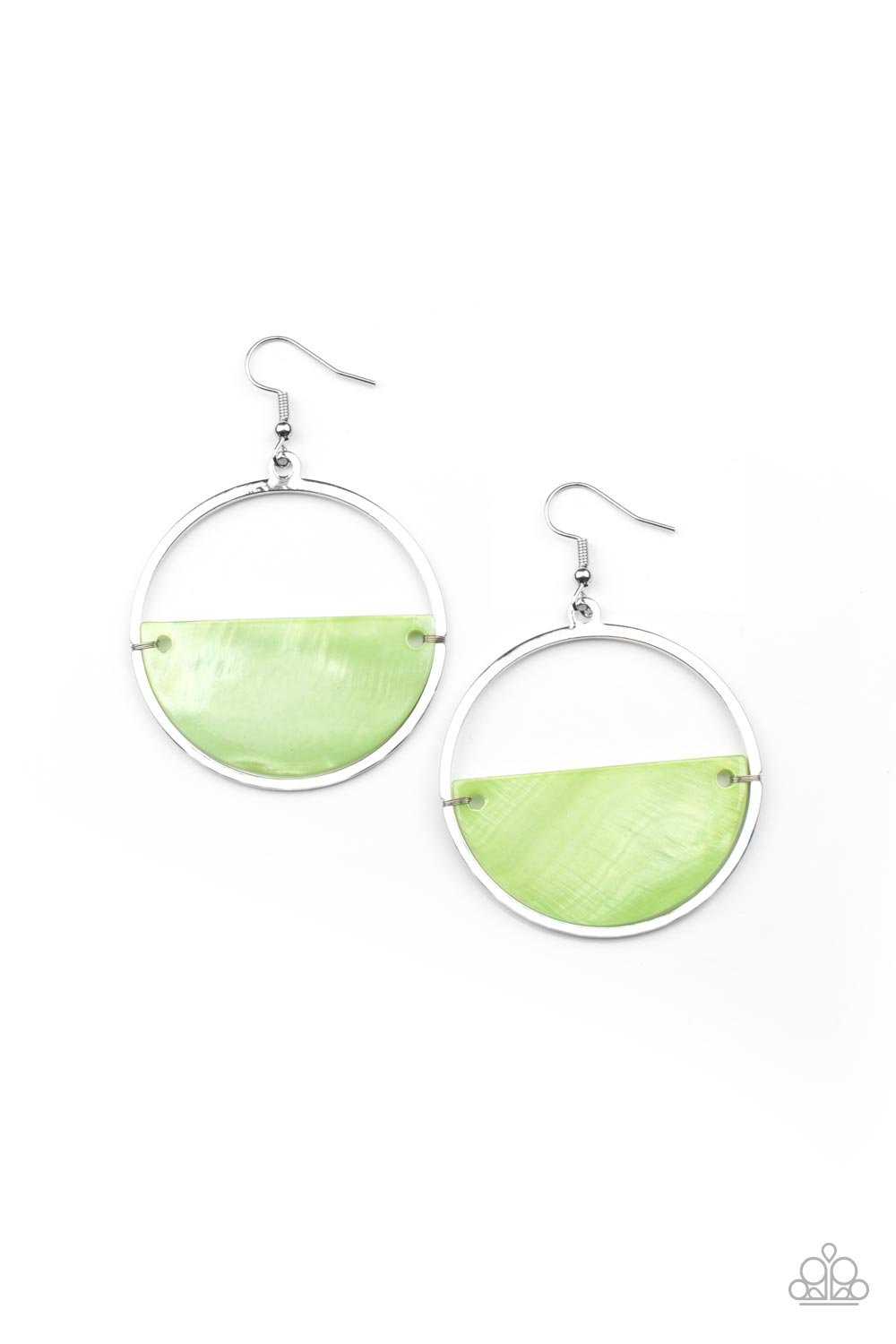 paparazzi-accessories-seashore-vibes-green-earrings