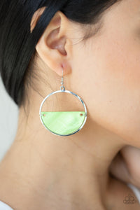 Seashore Vibes - Green Earrings - Paparazzi Jewelry