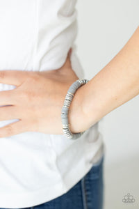 Stacked In Your Favor - Silver Bracelet - Paparazzi Jewelry